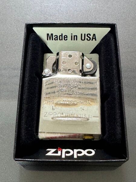zippo 純正インサイドユニット 2014年製 シルバーインナー ジッポー 中身 交換用 L ZIPPO 14