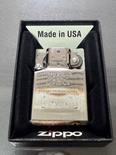 zippo 純正インサイドユニット 2016年製 シルバーインナー ジッポー 中身 交換用 F ZIPPO 16