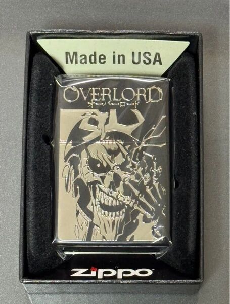zippo オーバーロード アインズ アルベド アニメ 両面デザイン 2024年製 OVERLOAD ケース 保証書