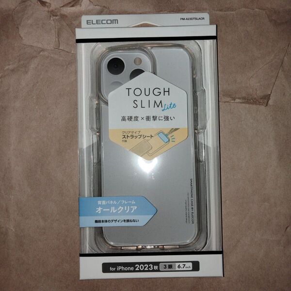 iPhone 15 Pro Max TOUGH SLIM LITE オールクリア 全周配置した独自設計エアークッションが衝撃を吸収