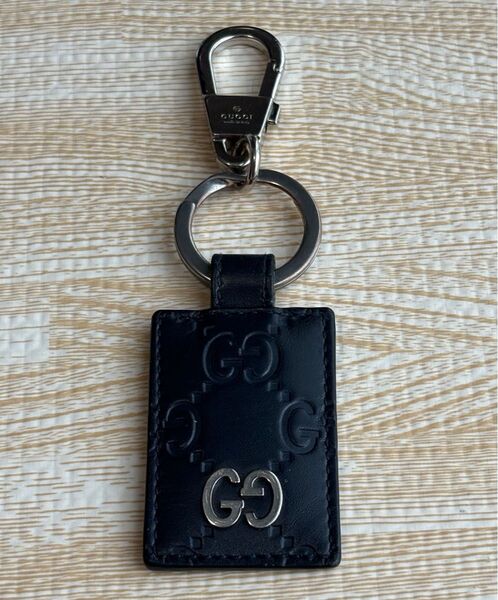 GUCCI キーリング キーホルダー レザー グッチシマ