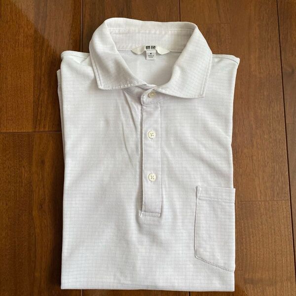 メンズ ドライシャツカラーポロシャツ Mサイズ UNIQLO