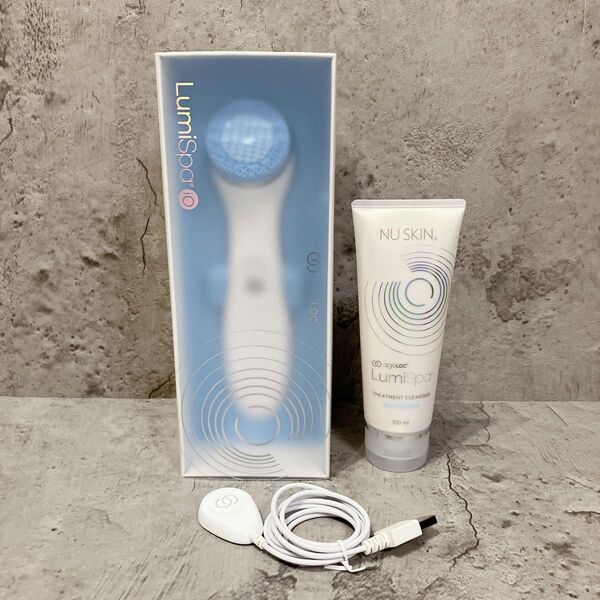 美品 NUSKIN ageLOC ニュースキン ルミスパio 美顔器 クレンザー セット