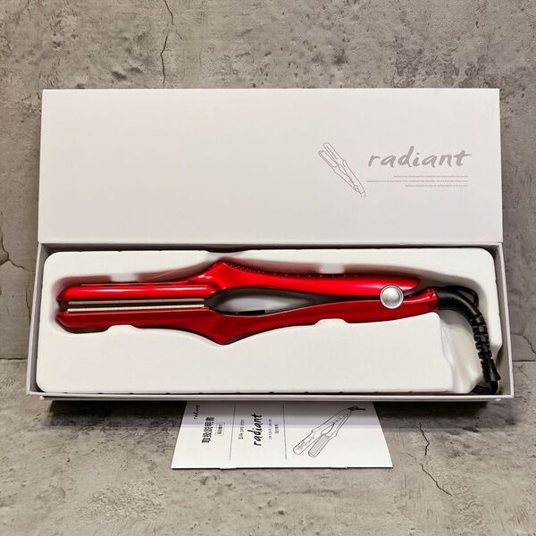 極美品 Radiant ラディアント シルクプロアイロン 28mm ストレートヘアアイロン LM125-R