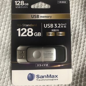 SanMax USBメモリ USB3.2 Gen1対応 SU3H128SG