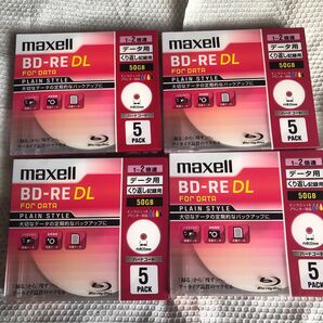 データ用BD-RE DL 2倍速 5枚 BE50PPLWPA.5S ×4個 計20枚