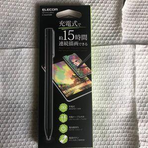 充電式アクティブタッチペン P-TPACST02BK (ブラック)