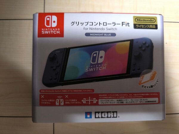 グリップコントローラー Fit for Nintendo Switch MIDNIGHT BLUE NSW-397