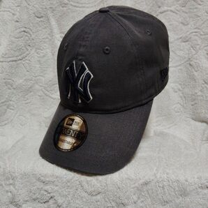 NEW ERA ニューエラ NY ロゴ キャップ グレー 帽子
