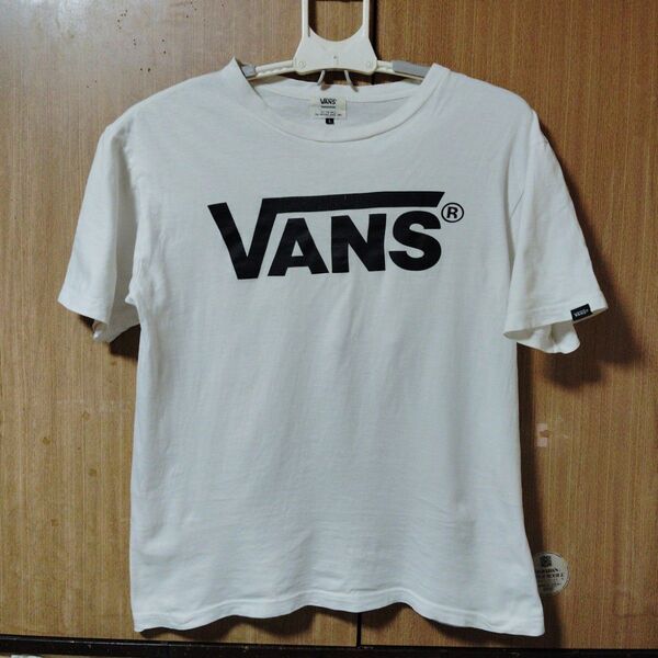 VANS ロゴTシャツ ホワイト Lサイズ 縦67㌢ 横52㌢