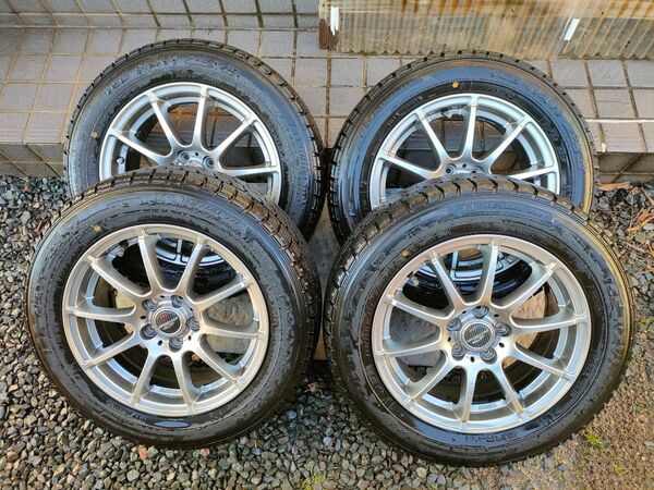 185/65R15 スタッドレス タイヤ ホイールセット 4本 プリウス等