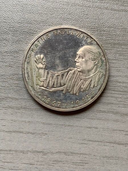 ドイツ10マルク銀貨1992年