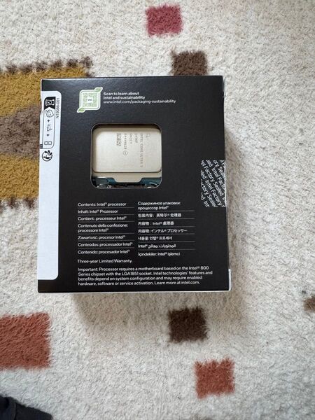 Core Ultra 5 245KF 4.2GHz LGA1851未使用、未開封