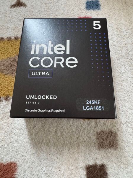 Core Ultra 5 245KF 4.2GHz LGA1851 SRQCY 未使用、未開封