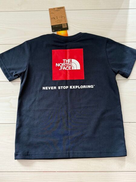 未使用 THE NORTH FACE ネイビー Tシャツ 120