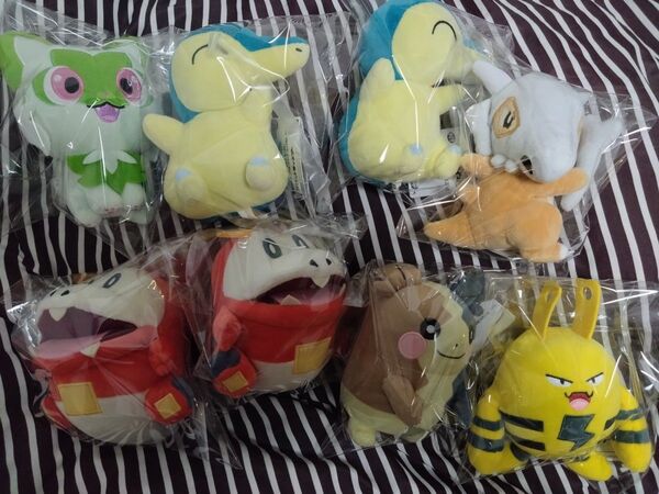 ポケットモンスター ぬいぐるみ ポケモン ホゲータ ニャオハ ヒノアラシ カラカラ モルペコ エレキッド 8体セット