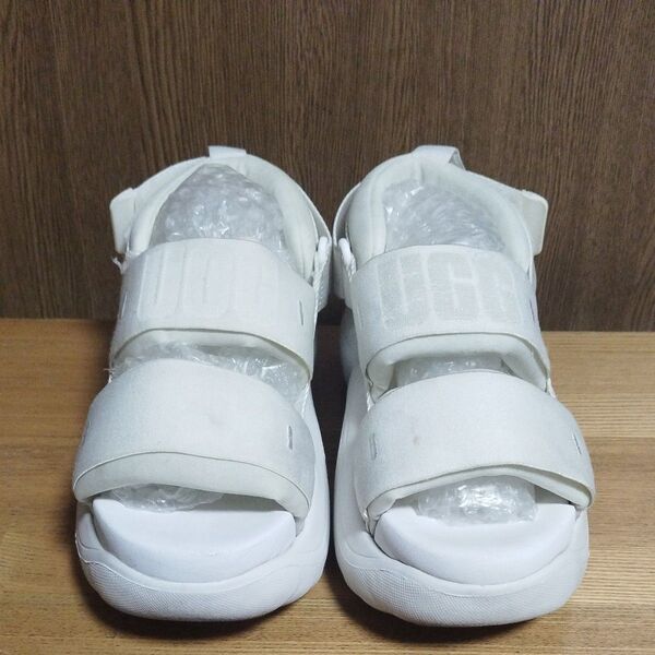 UGG LA Cloud Sport Sandal アグ クラウド サンダル 24cm 厚底 白 ホワイト