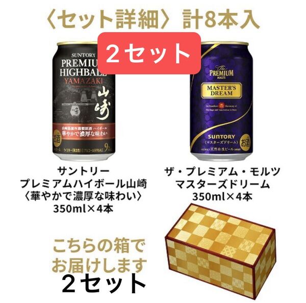 ビール ギフト セット 送料無料 サントリー 山崎ハイボール マスターズドリーム 計8本セットを2セット