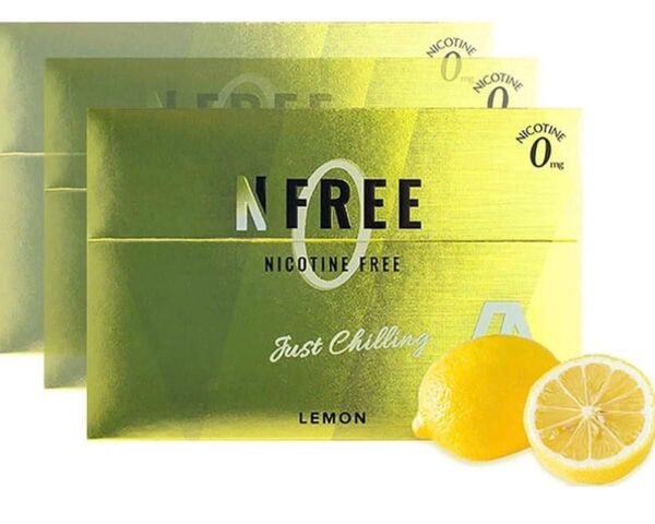 NFREEエヌフリー レモンIQOS互換機 ニコチンゼロ 電子タバコ 加熱式タバコ 禁煙グッズ 減煙 lemon小箱20本×10個