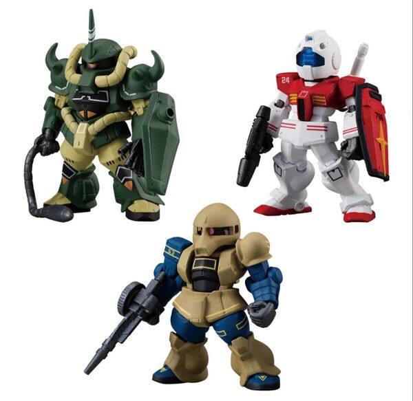 FW GUNDAM CONVERGE CORE 機動戦士ガンダム REAL TYPE II 3体セット【プレミアムバンダイ限定】