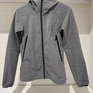 Haglofs ホグロフス BOA HOOD WOMEN XSサイズ レディース ボアフード グレー パーカー 長袖