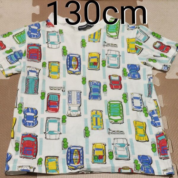 LITTLE BEAR CLUB 130cm 車柄 半袖Tシャツ