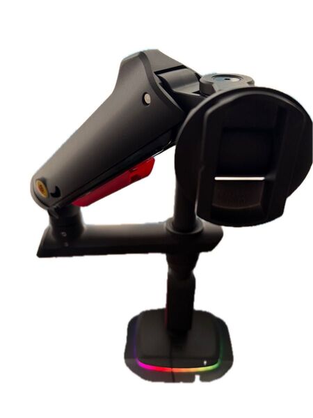 NB ERGONOMIC ゲーミングモニターアーム RGB 60インチ 2-20kg + 補強プレート 中古品