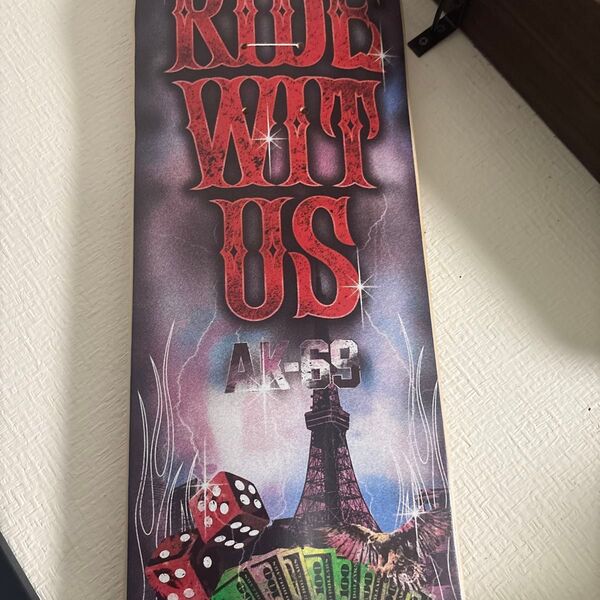 AK-69 RIDE WIT US スケボー デッキ