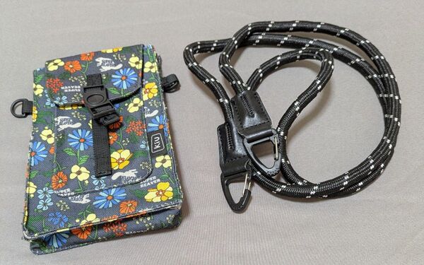 2回使用 SUPER BEAVER フォンポーチ Kiu コラボ 富士急 コニファー スマホ ショルダー ウォーターリペレント