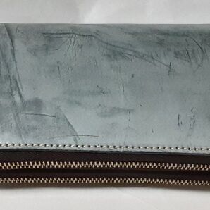 ダブルファスナー ブライドルレザー メンズ 長財布 財布 ラウンドファスナー 新品 本革 ロングウォレット 黒 ブラック
