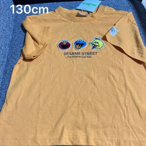 130cm セサミストリート Tシャツ 半袖Tシャツ 新品 綿100%