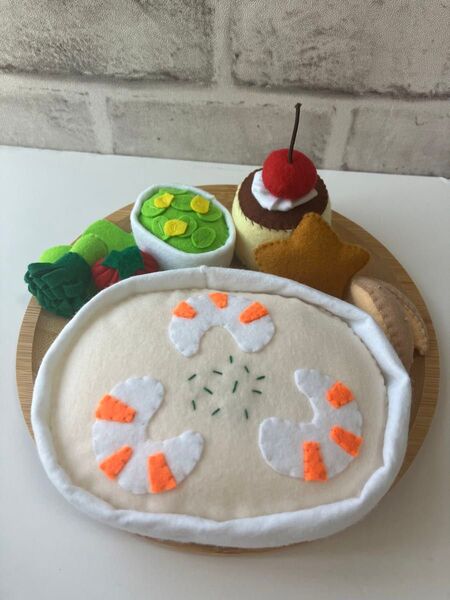 フェルト おままごと お子さまランチ