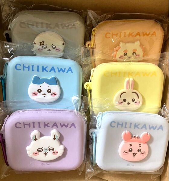 ちいかわ ミニシリコンポーチ シリコンポーチ ポーチ ラッコ シーサー ハチワレ うさぎ モモンガ カニちゃん 古本屋