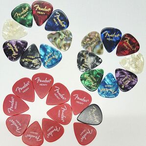 27枚 フェンダー Fender ギターピック HEAVY ヘビー ギター ピック ティアドロップ