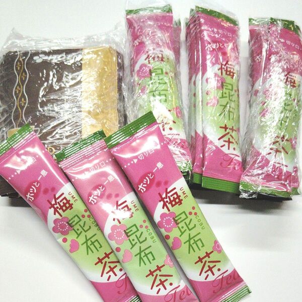 23個 伊藤園 ITOEN ほうじ茶 ティーバッグ 梅昆布茶 スティック 粉末 インスタント 個包装