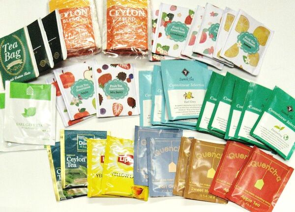 45個 Dilmah ディルマ Lipton リプトン 紅茶 ティーバッグ セイロン ダージリン アールグレイ フレーバーティー