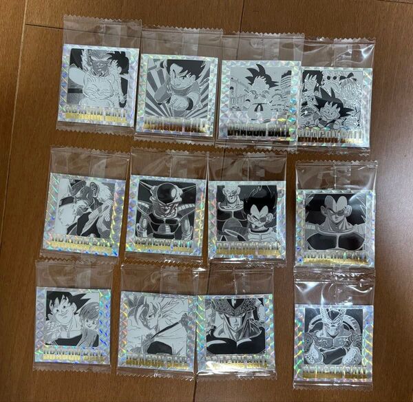 ドラゴンボール40周年記念 オリジナルイラストレーションウエハース シール 16種