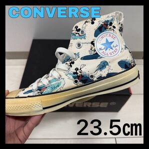 CONVERSE ALLSTAR コンバース オールスター ミッキーマウス コラボ サーフィン ホワイト ブルー スニーカー 劣化