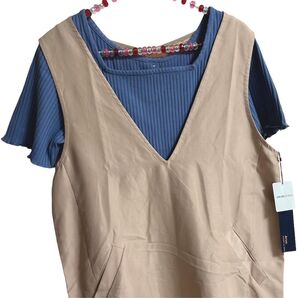 ★新品タグ付き★2点★ジャンスカ★ワンピ★2way★