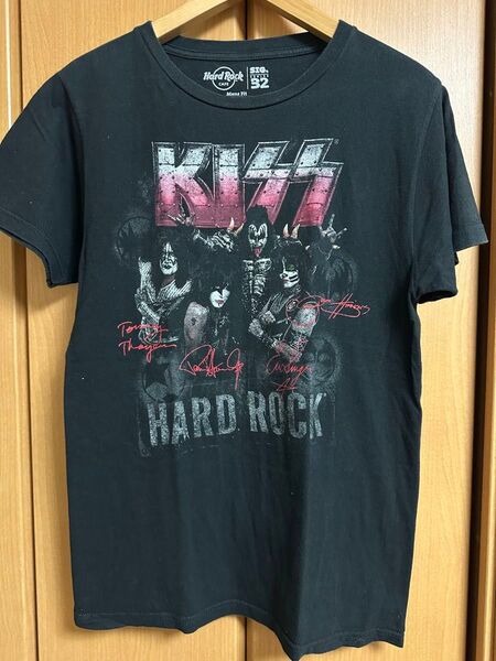 ハードロックカフェ KISS コラボ Tシャツ 古着 バンド