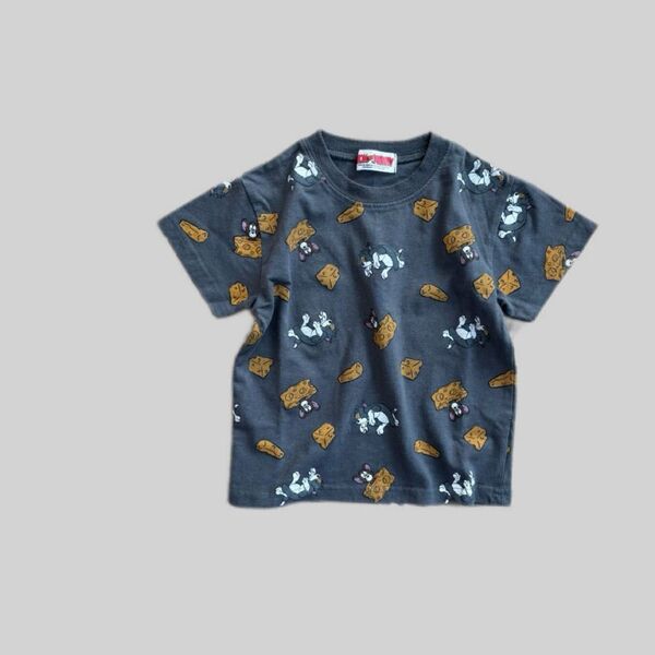 トムとジェリー 半袖Tシャツ キッズ 子供用 トップス 半袖 カットソー Tシャツ TOMandJERRY
