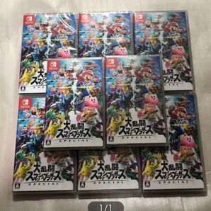 大乱闘スマッシュブラザーズ Nintendo Switch 8個 セット 新品未開封 シュリンク付き Switch ソフト