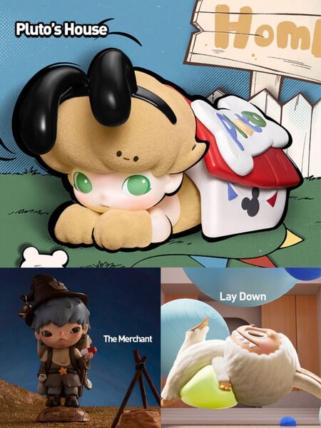 DIMOO WORLD×DISNEY&HIRONO×星の王子さま&THE MONSTERS LazyYoga【送料無料】【開封済】