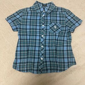 THE SCOTCH HOUSE スコッチハウス 半袖シャツ150A チェック