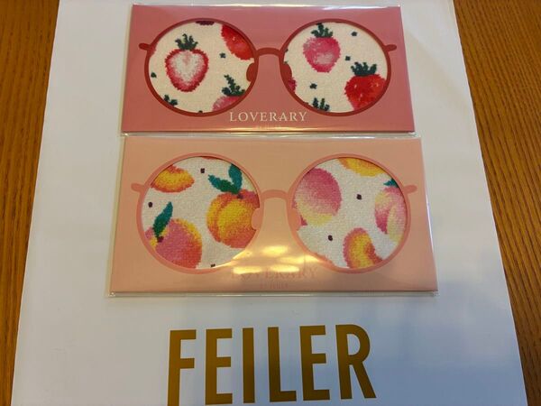 フェイラー クリーニングクロス ピーチ ストロベリー セット FEILER