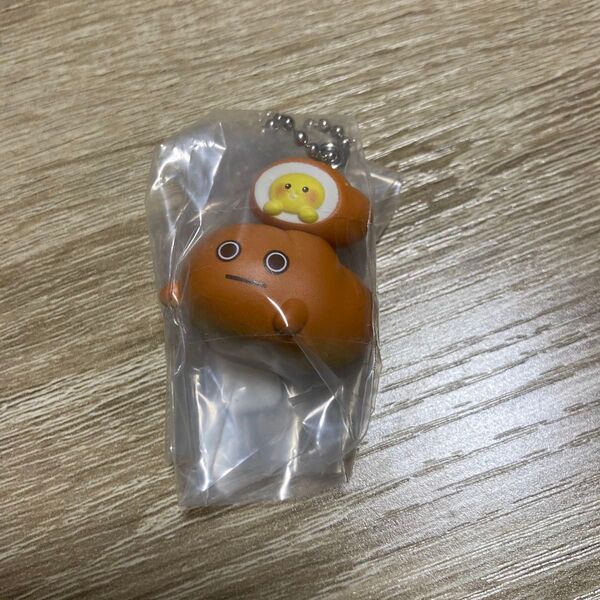 フジパン ミニチュアコレクション ネオバタくん&中野さん キーホルダー ボールチェーン マスコット ガチャ フィギュア