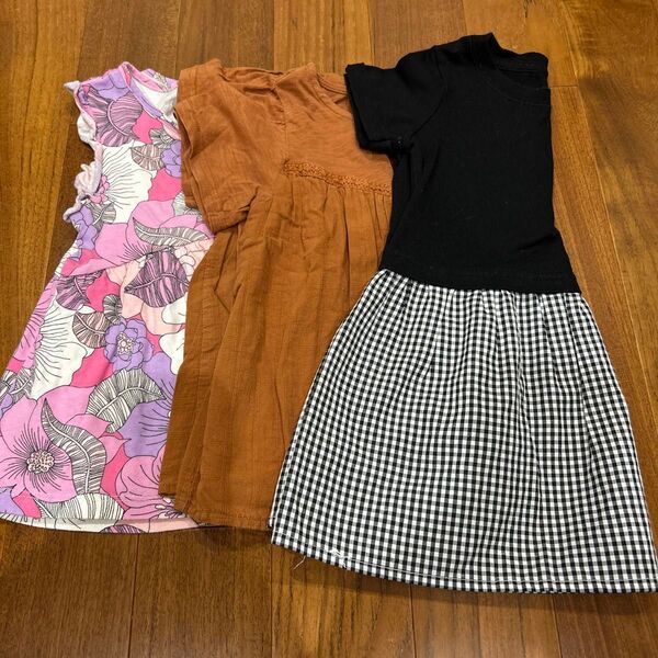 女の子 ワンピース 3着セット まとめ売り