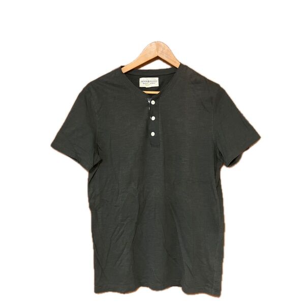 DENIM&SUPPLY RALPH LAUREN ヘンリーネック半袖Tシャツ サイズM