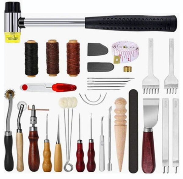 レザークラフト 工具 革 セット 布革細工 キット 初心者 DIY 修理
