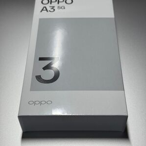 新品未開封 OPPO A3 5G SIMフリー A402OP ブラック